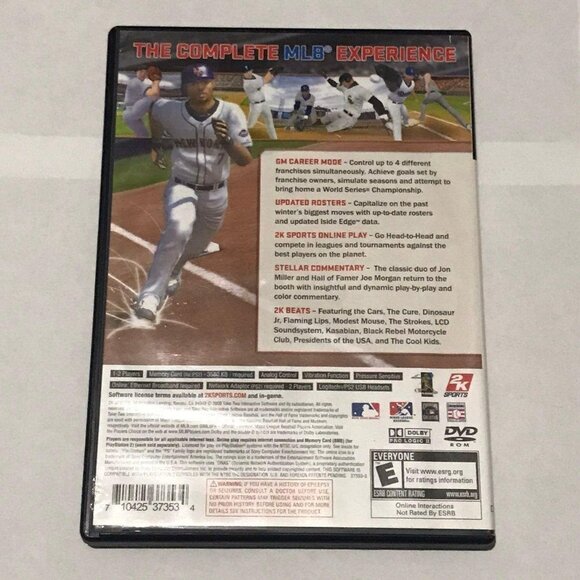 PS2 Major League Baseball 2K8 PlayStation 2 - Picture 2 of 3